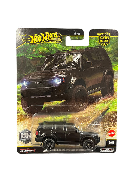Chase Hot Wheels Car Culture Off Road Chase 2024 TOYOTA LAND CRUISER Black 0/5