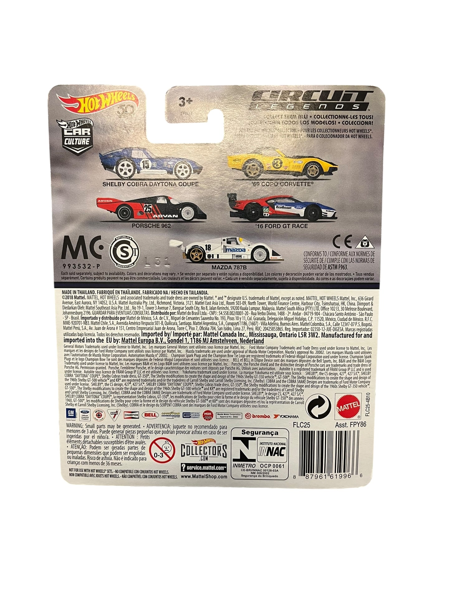 Hot Wheels Car Culture Circuit Legends Mazda 787B