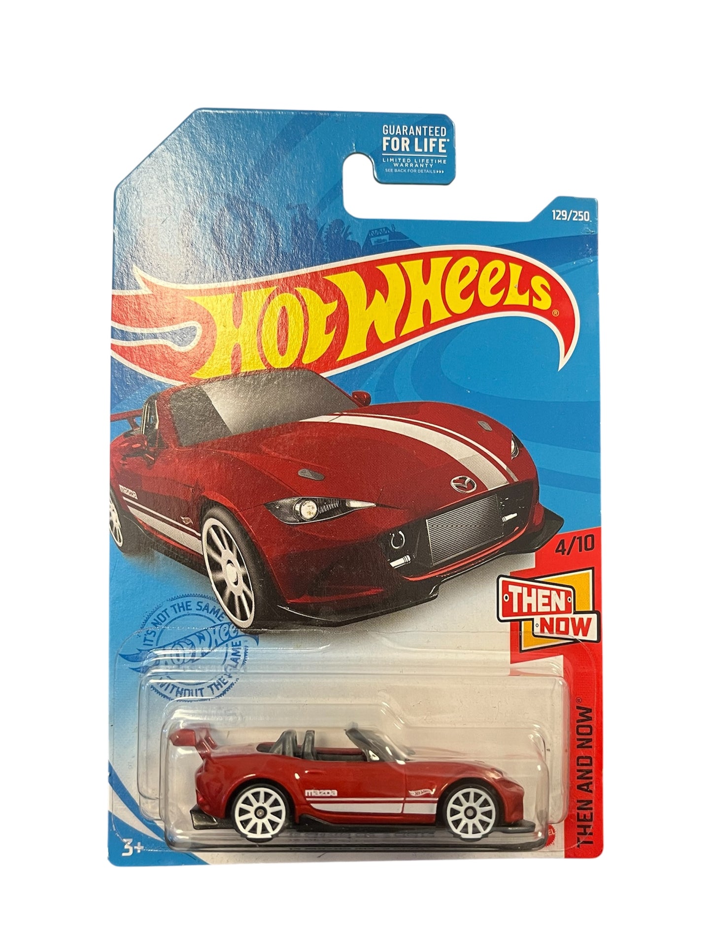 Hot Wheels '15 Mazda MX-5 Miata red - Then And Now Series 4/10