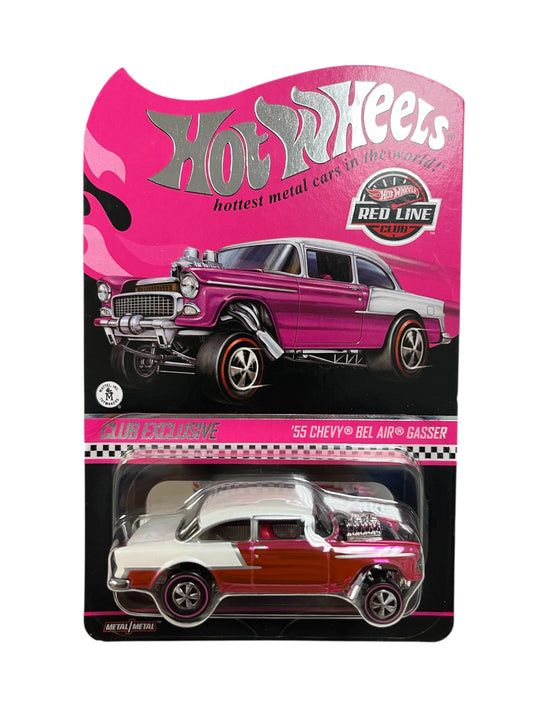 Hot Wheels Collectors RLC Exclusive Pink '55 Chevy Bel Air Gasser