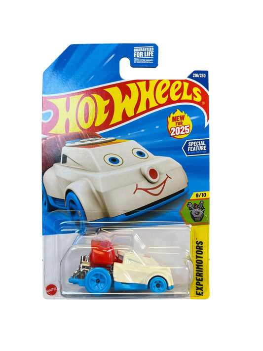 Hot Wheels 2025 Case L Quick Chat White Experimotors Series