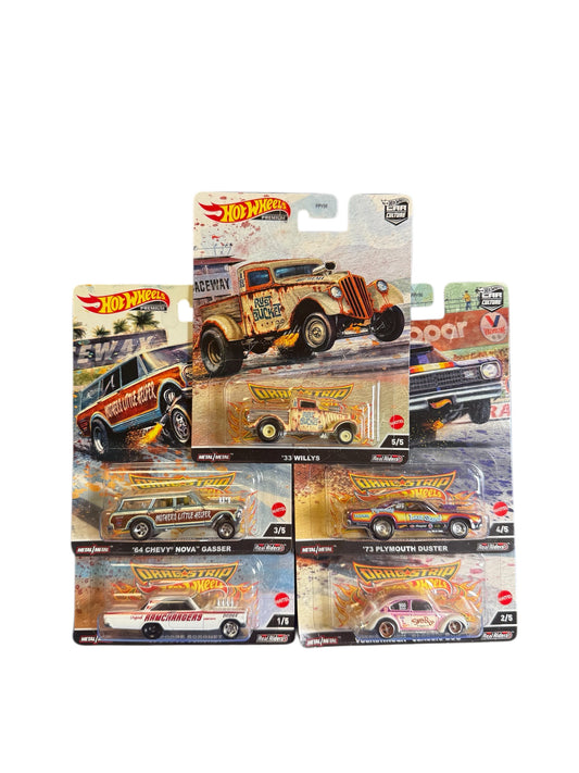 Hot Wheels Premium 2023 Drag Strip Demons FULL SET 5/5