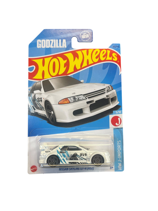2023 Hot Wheels Nissan Skyline GT-R R32 White J-Imports-Godzilla