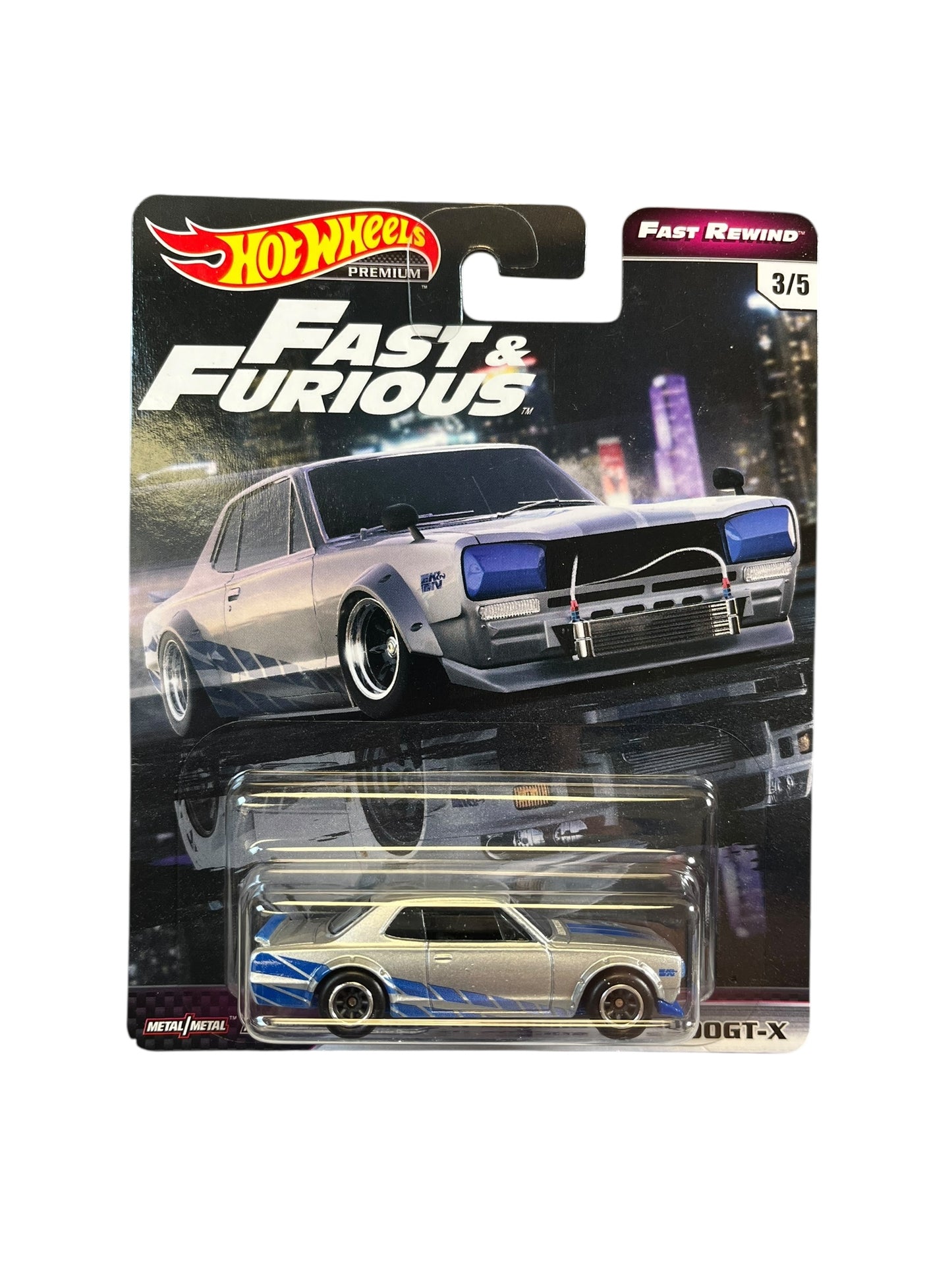 Hot Wheels Premium 2019 Fast & Furious 'Fast Rewind' Set of 5 Cars