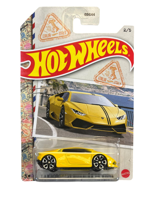 2022 Hot Wheels World Class Racers Series #2 Lamborghini Huracan LP 610-4 Italy