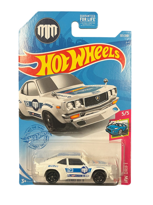 Hot Wheels HW Drift 5/5 Mazda RX-3 137/250 White