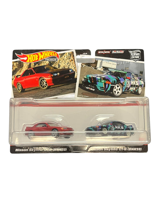 Hot Wheels 2021 Premium Car Culture 2 Pack Nissan Skyline GT-R (BRN32)