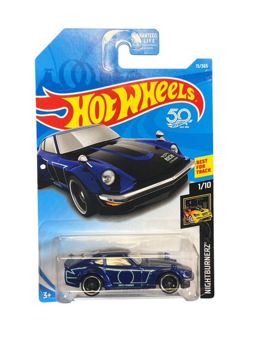 2018 Hot Wheels Custom Datsun 240Z Nightburnerz 15/365 Blue!!!