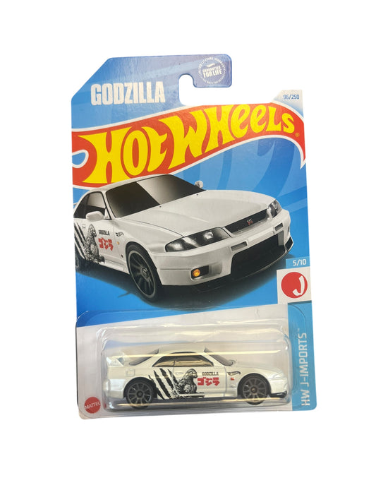 Hot Wheels Godzilla Nissan Skyline GT-R R33 (BCNR33) J-Imports 2024